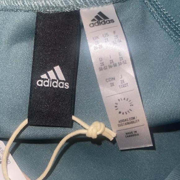 ADIDAS 11 HONORÉ SPACER JACKET (PLUS SIZE) Women's Sportswear Plus Size 2X - Picture 7 of 7